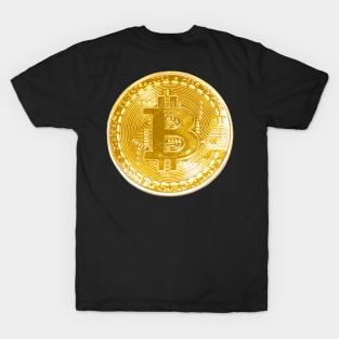 Bitcoin Gold Coin T-Shirt